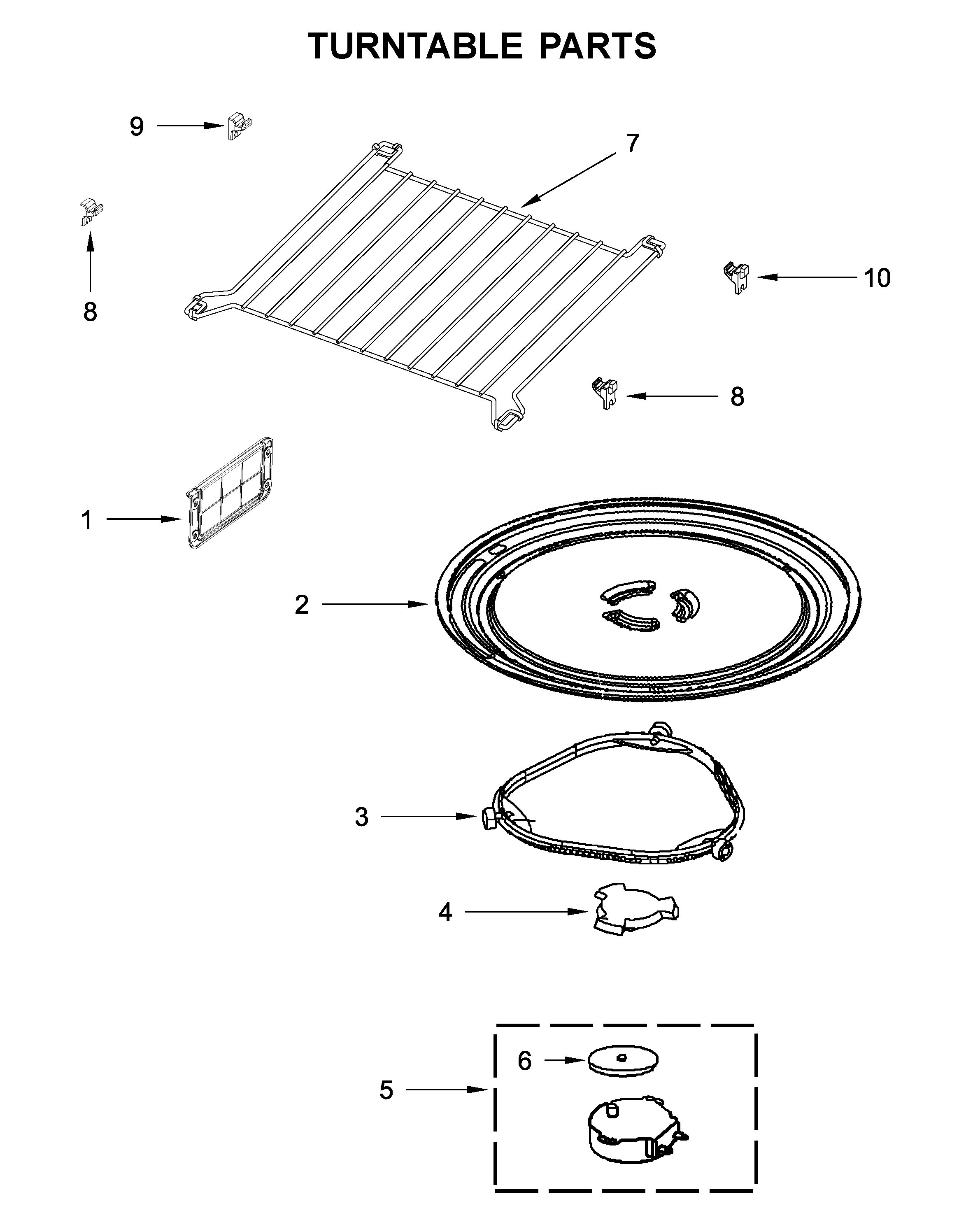 Turntable parts