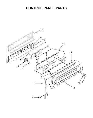 Control panel parts
