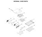 KitchenAid KFED500EBS03 internal oven parts diagram