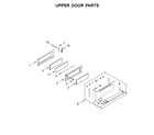 KitchenAid KFED500EBS03 upper door parts diagram
