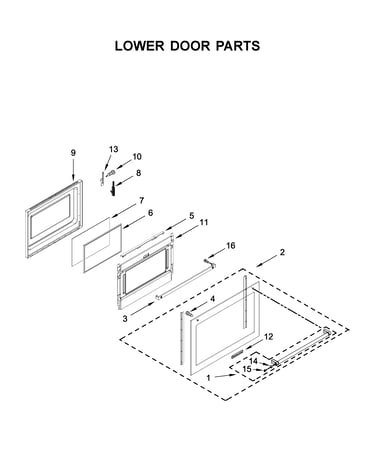 Lower door parts