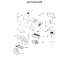 KitchenAid KMHP519ESS3 air flow parts diagram