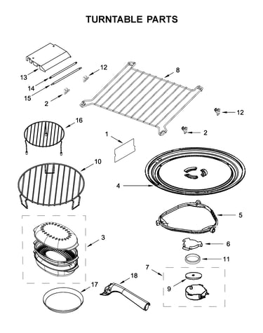 Turntable parts