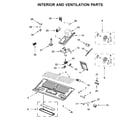 KitchenAid KMHP519ESS4 interior and ventilation parts diagram