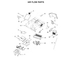 KitchenAid KMHP519ESS4 air flow parts diagram