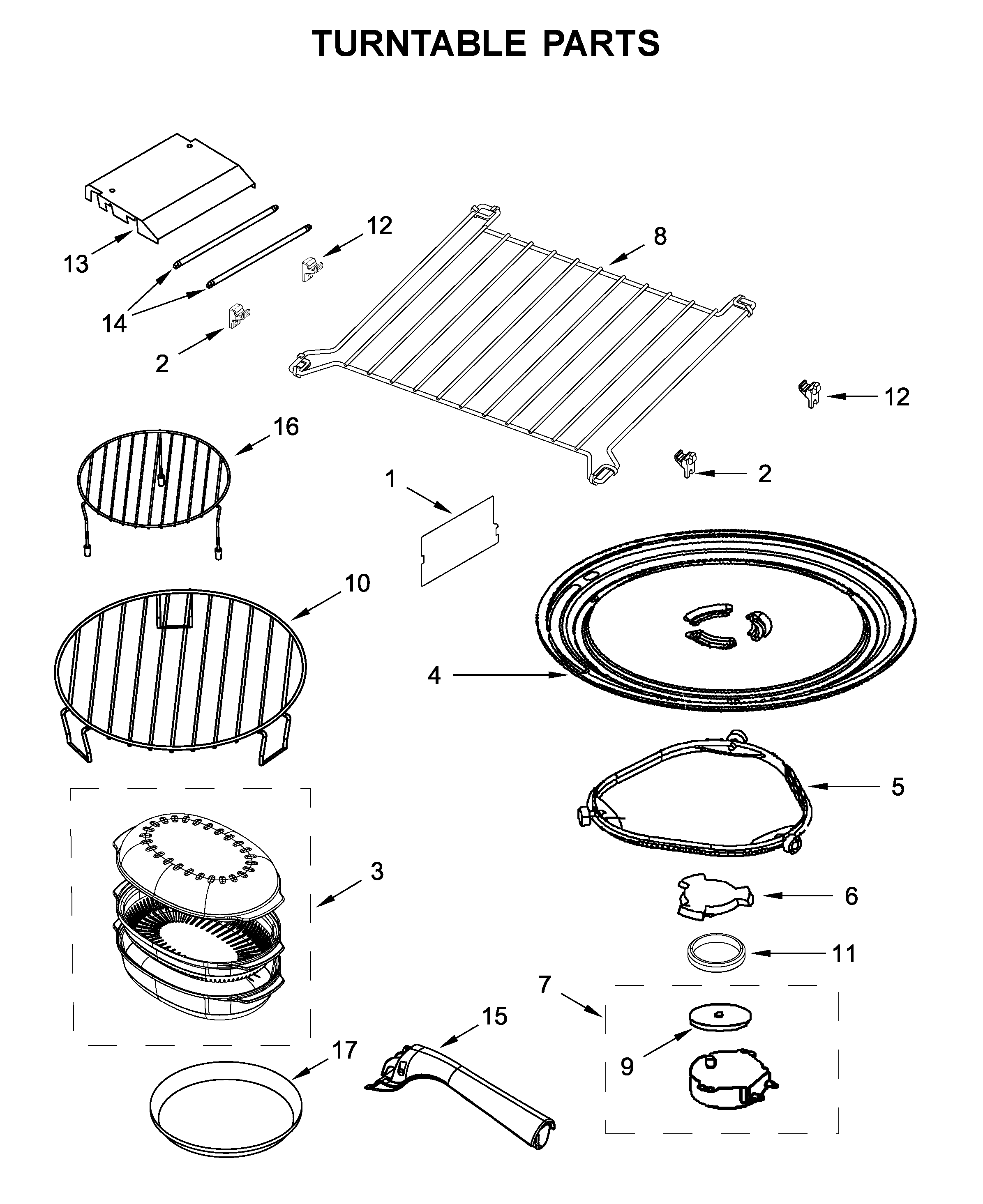 Turntable parts