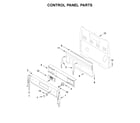 Whirlpool WFE775H0HV1 control panel parts diagram