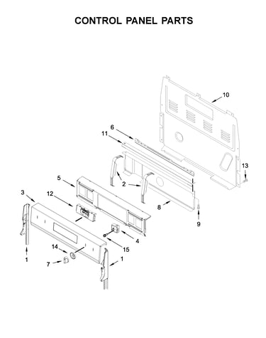 Control panel parts