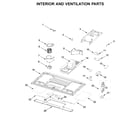 Whirlpool YWML75011HN1 interior and ventilation parts diagram