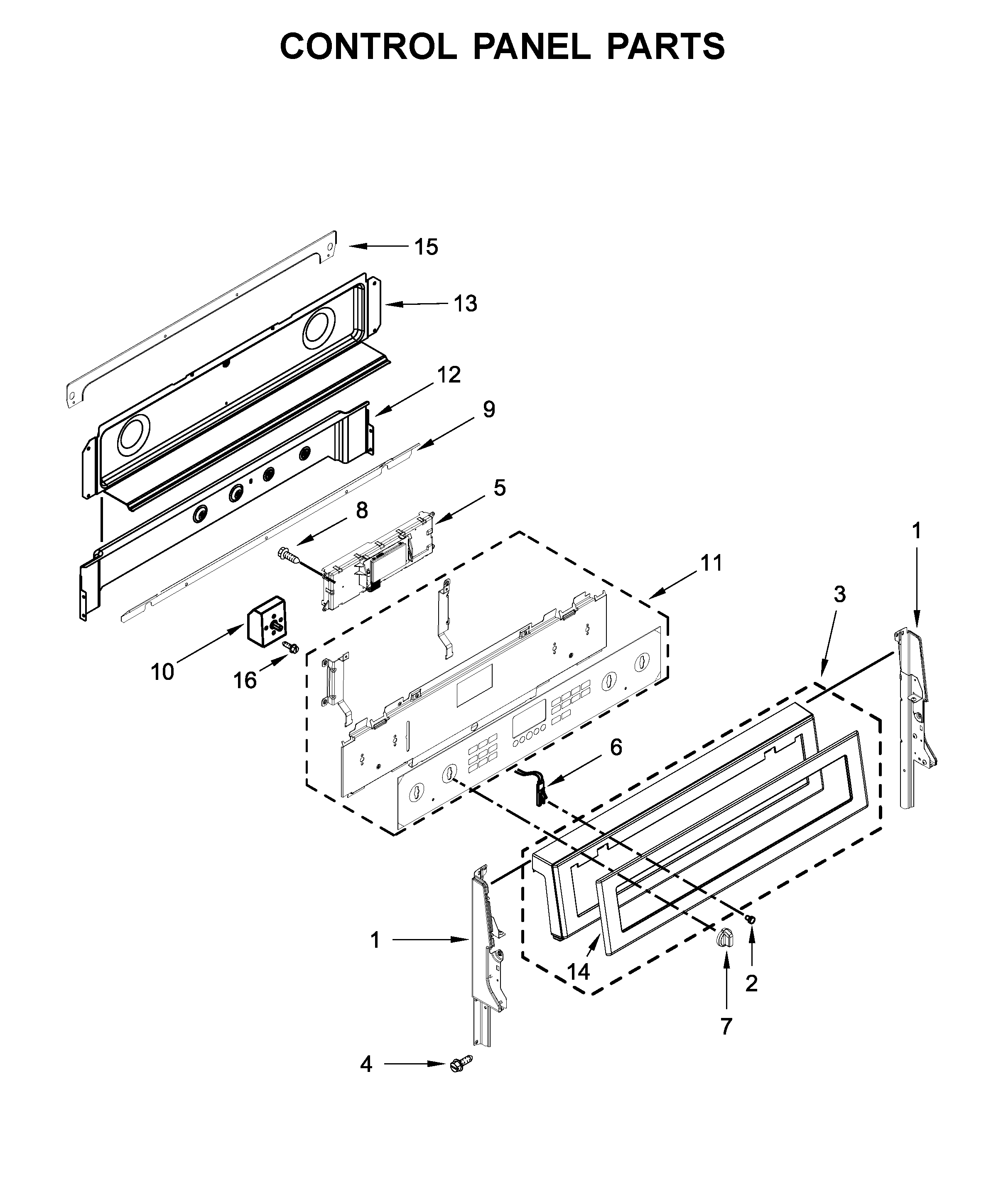 CONTROL PANEL PARTS