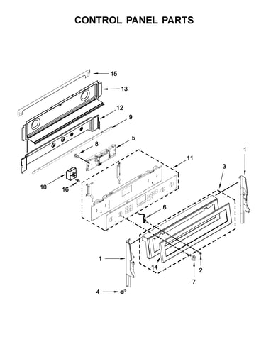 Control panel parts