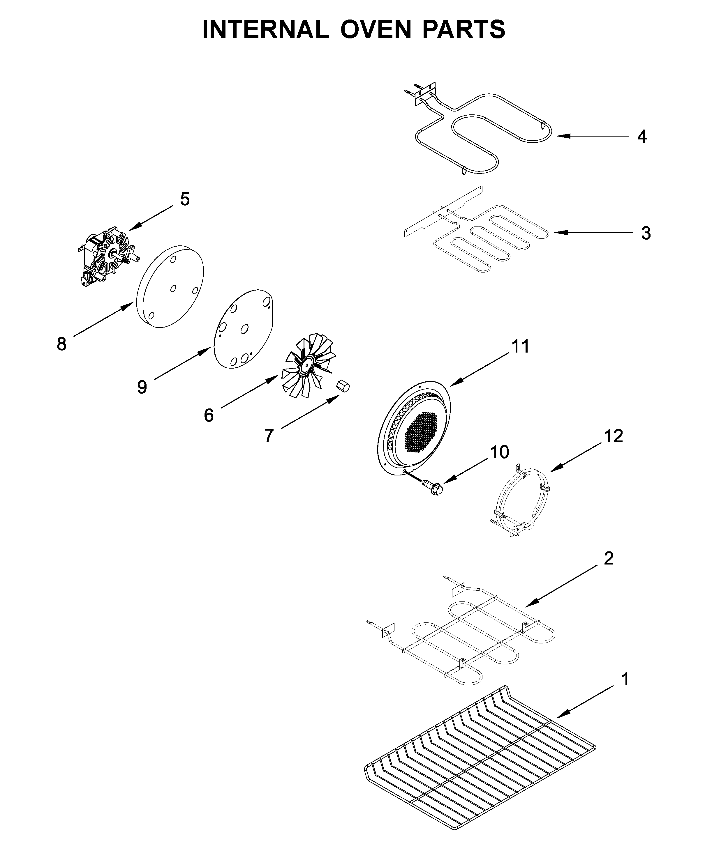 INTERNAL OVEN PARTS