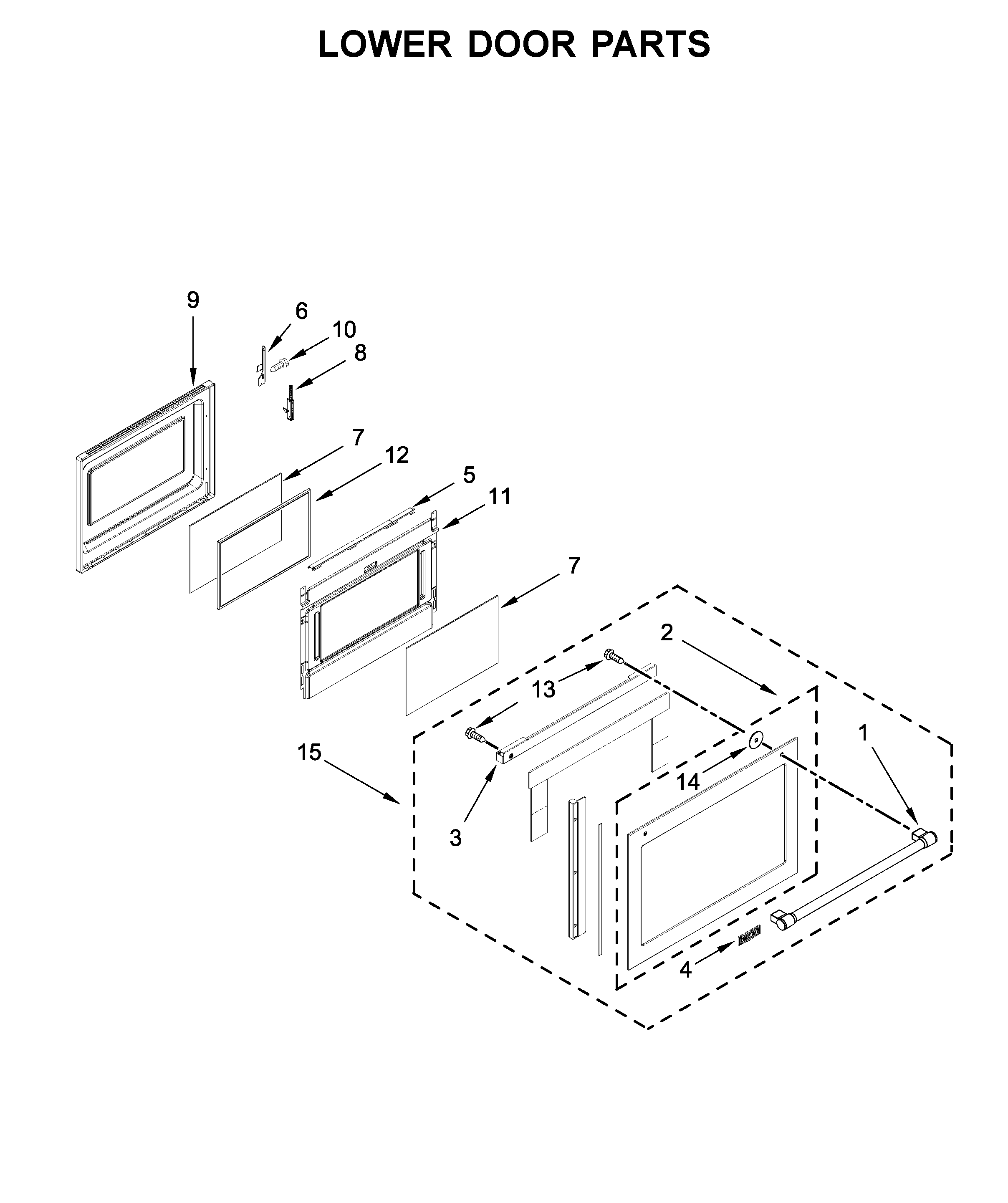 LOWER DOOR PARTS