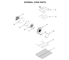 Maytag YMET8800FZ00 internal oven parts diagram