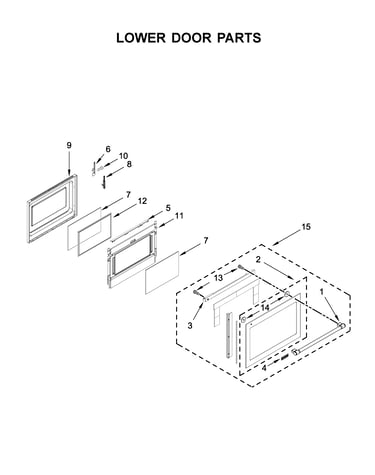 Lower door parts