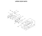 Maytag MET8800FZ01 upper door parts diagram