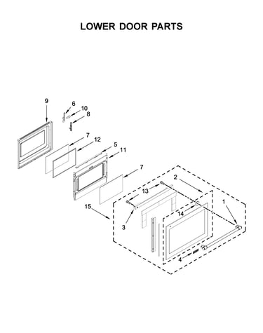 Lower door parts