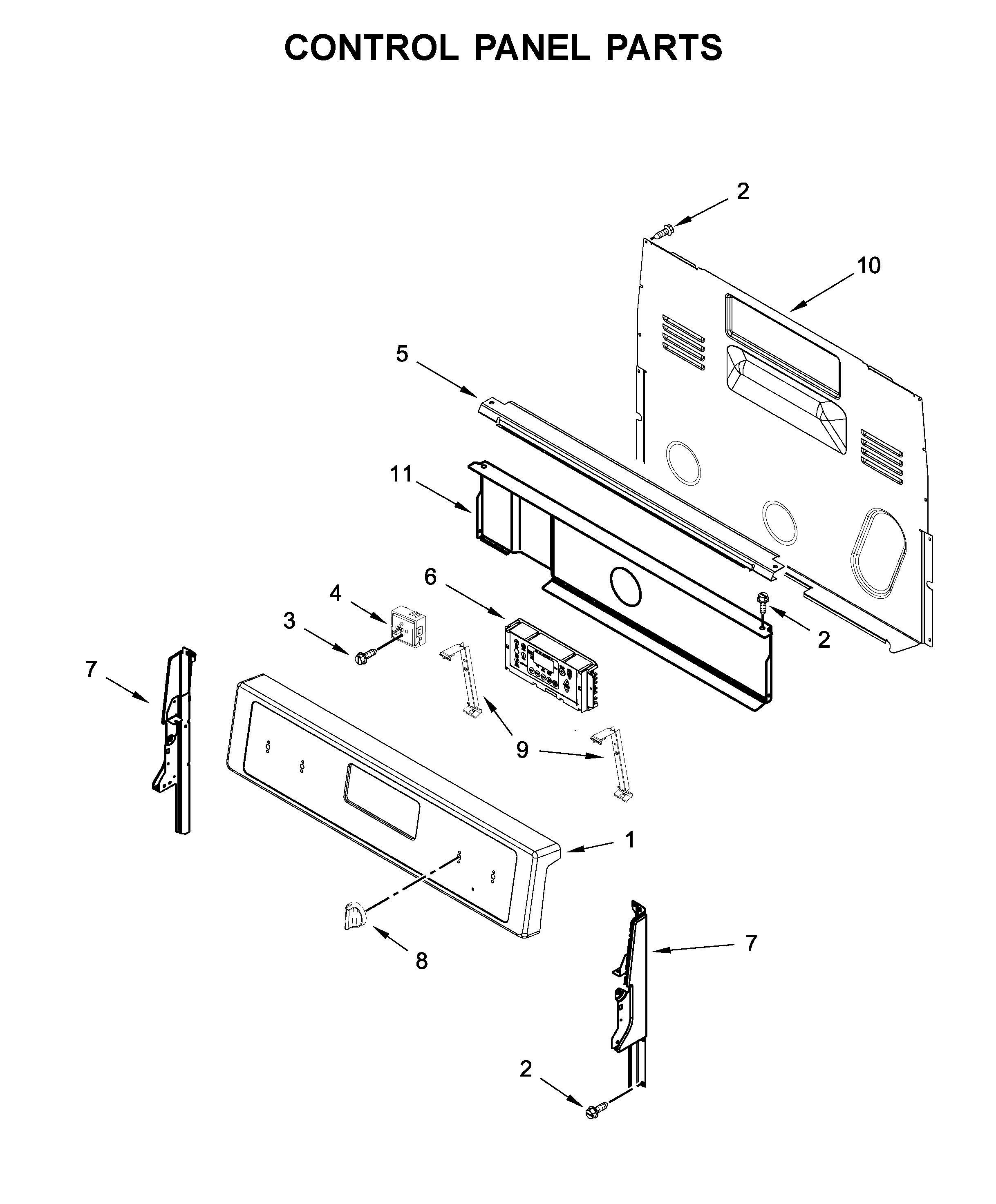 CONTROL PANEL PARTS