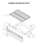 Drawer and broiler parts