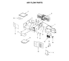 Amana YAMV2307PFW1 air flow parts diagram