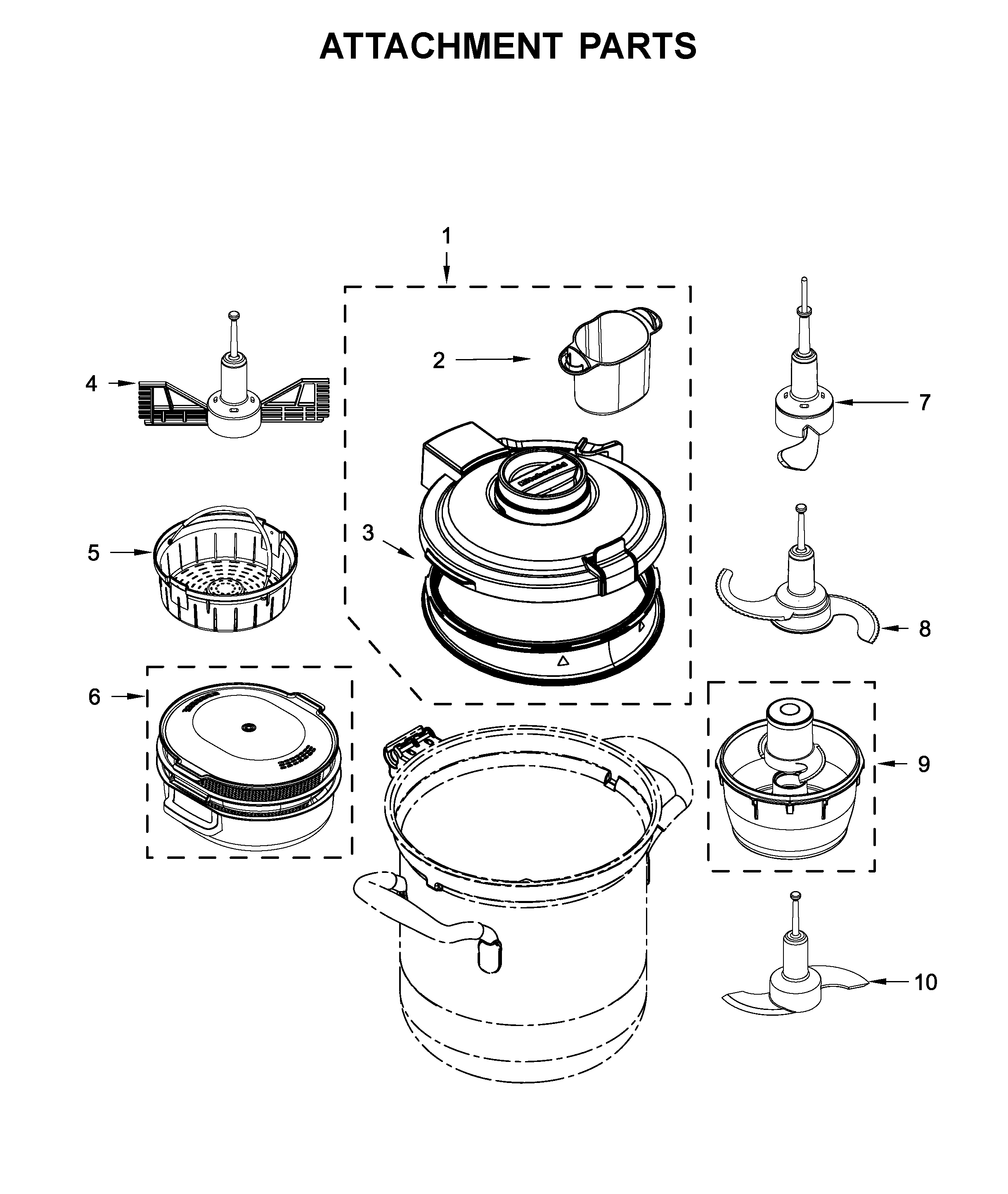 Attachment parts