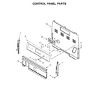 Whirlpool WFE525S0HD0 control panel parts diagram