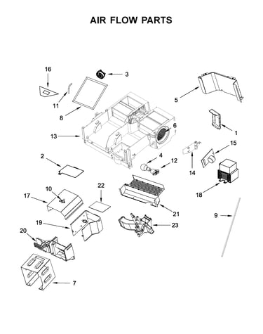 Air flow parts