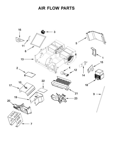 Air flow parts