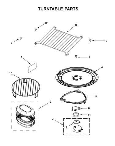 Turntable parts