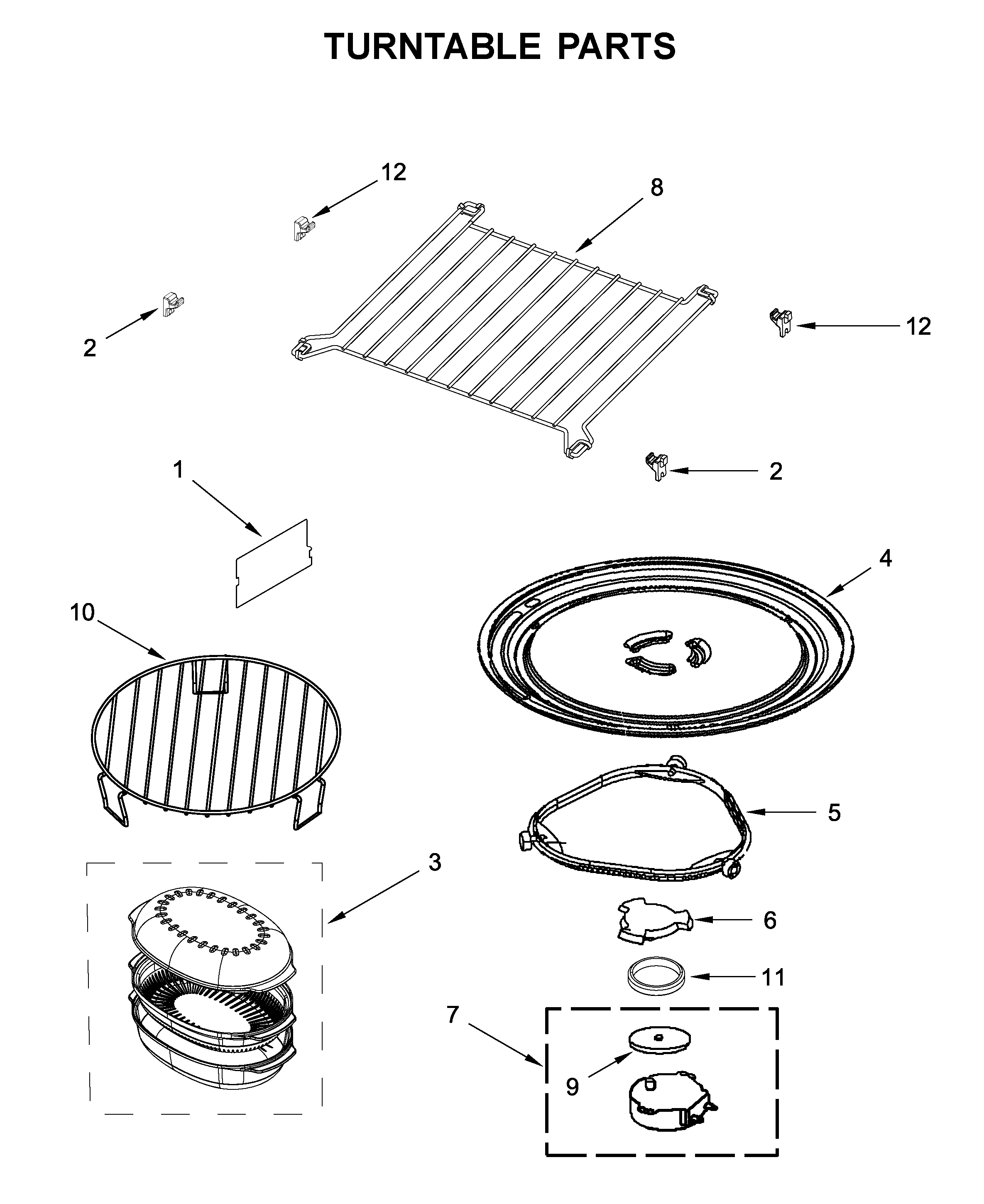TURNTABLE PARTS