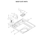 KitchenAid KMBD104GSS0 base plate parts diagram