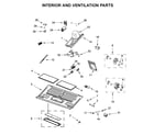 Whirlpool YWMH76719CZ2 interior and ventilation parts diagram