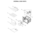 Whirlpool WOD77EC0HW01 internal oven parts diagram