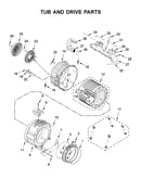 Tub and drive parts
