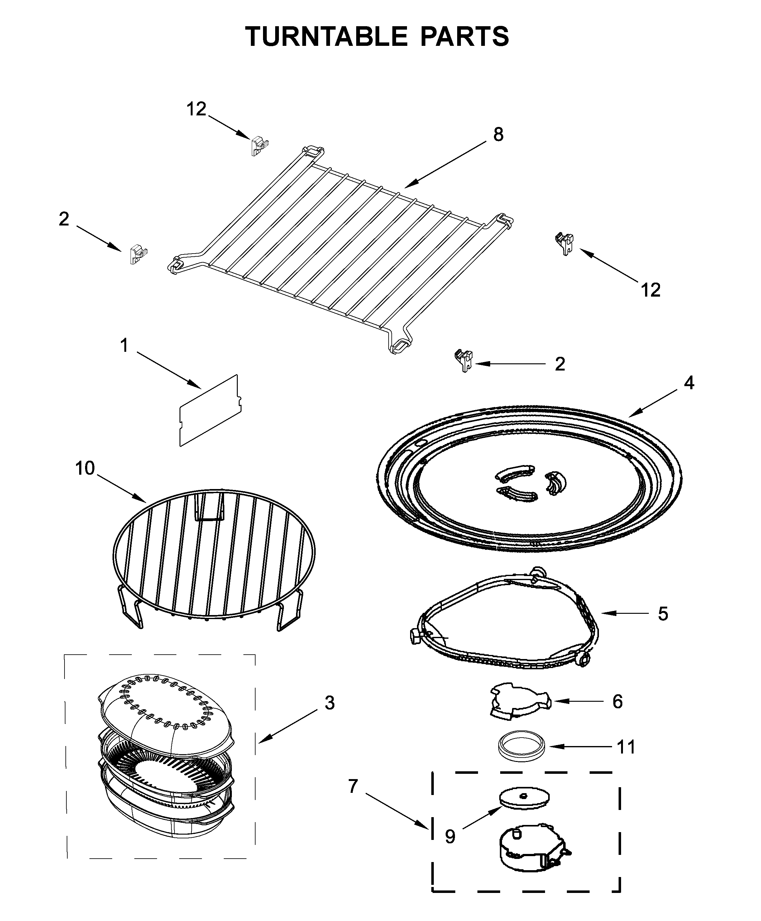 TURNTABLE PARTS