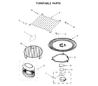Whirlpool WMH78019HV2 turntable parts diagram
