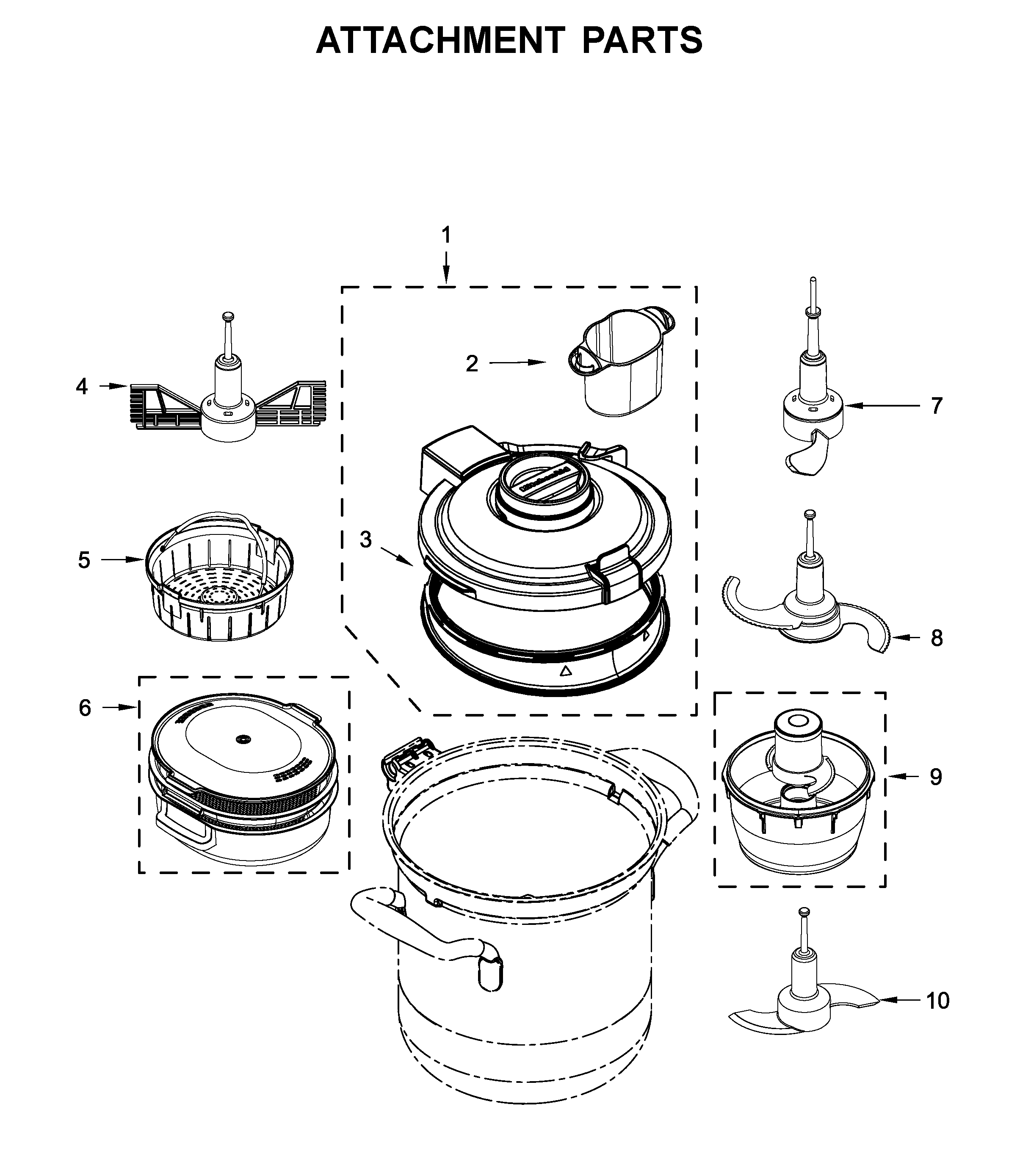 Attachment parts