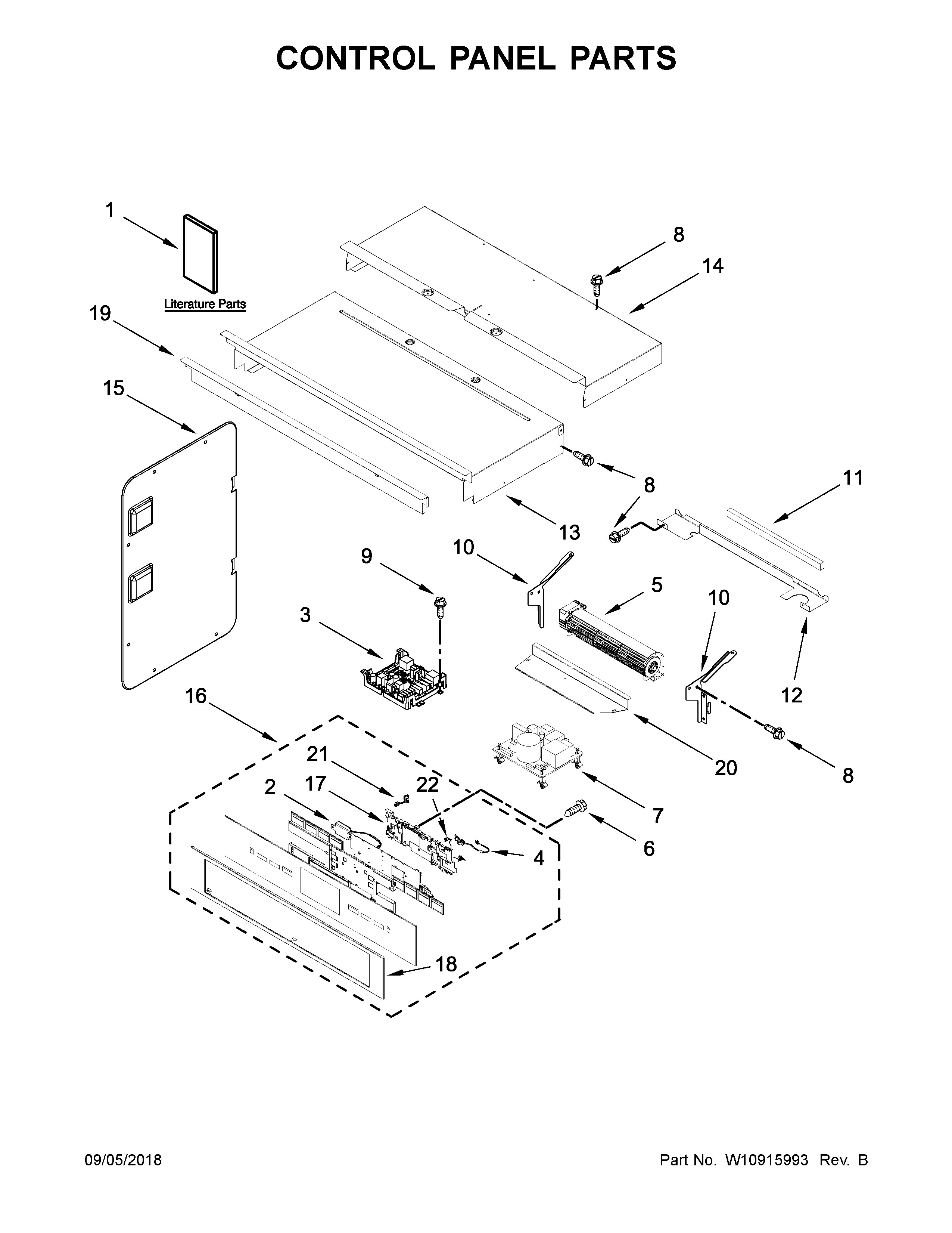 CONTROL PANEL PARTS