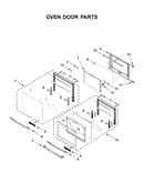Oven door parts