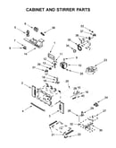 Cabinet and stirrer parts