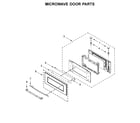 Jenn-Air JMW3430DS02 microwave door parts diagram