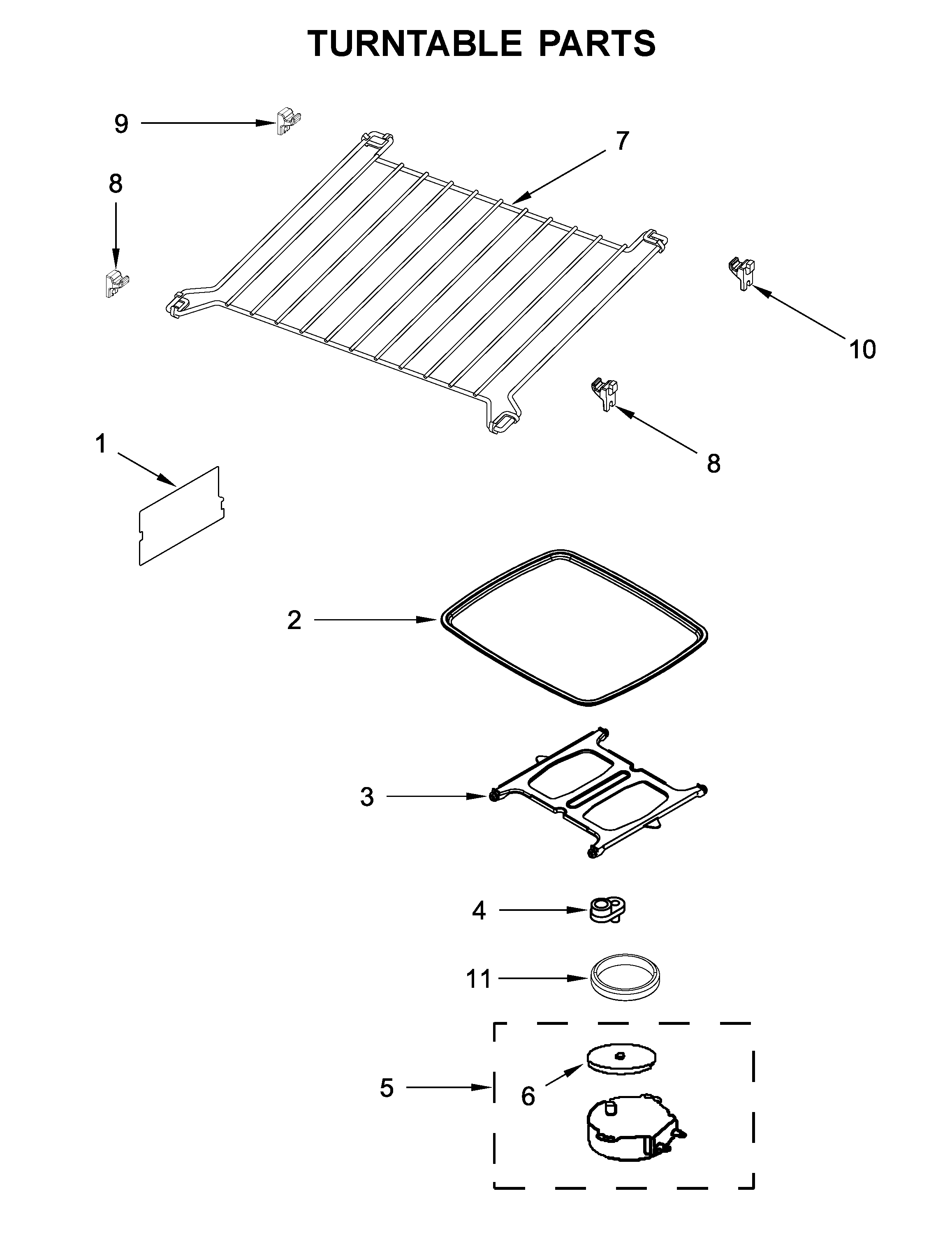 Turntable parts
