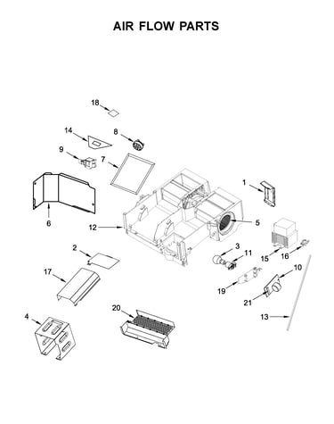 Air flow parts