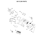 Maytag MMV6190FW2 air flow parts diagram