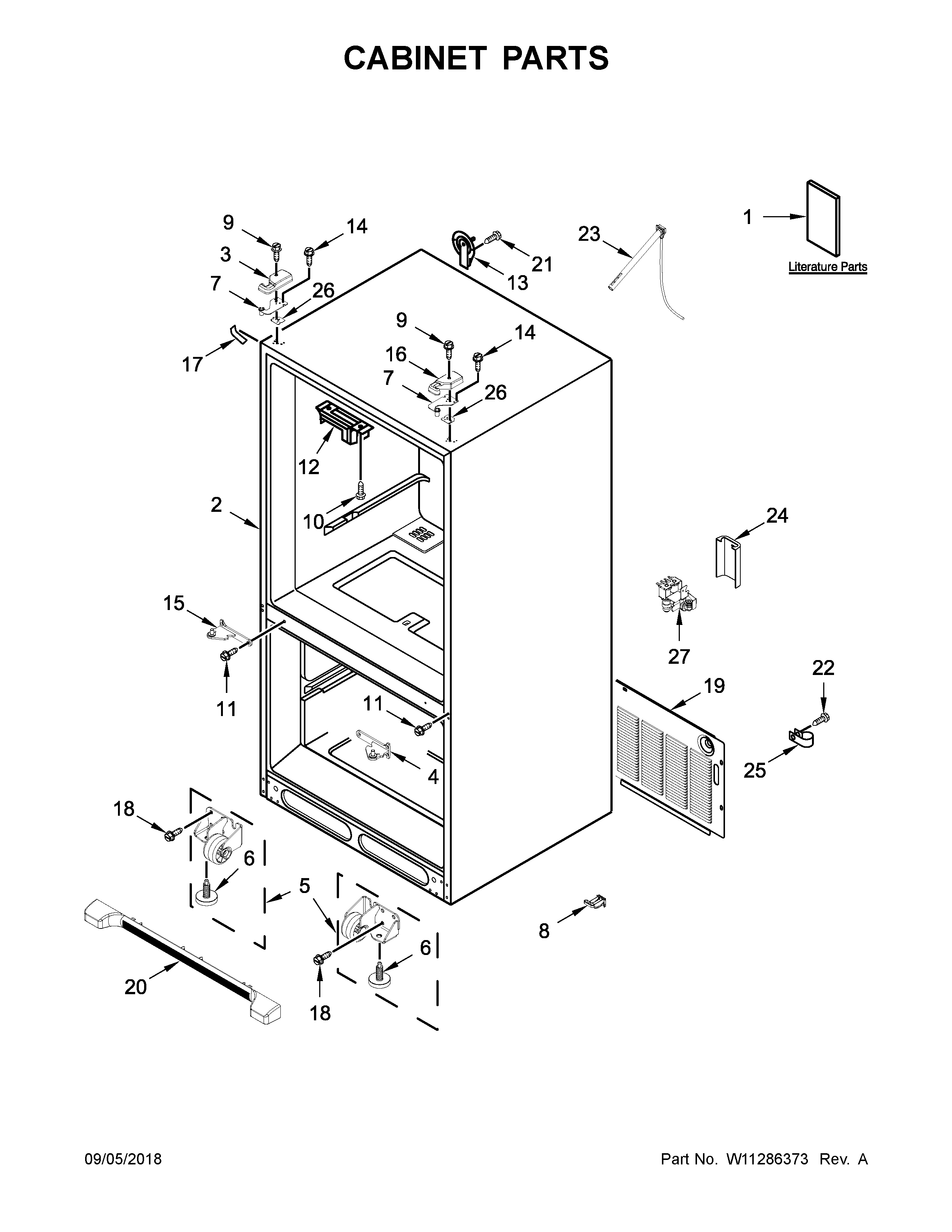 Cabinet parts