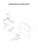 Refrigerator liner parts