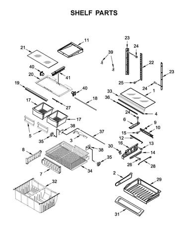 Shelf parts