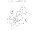 Whirlpool YWML55011HS1 interior and ventilation parts diagram
