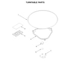 Whirlpool YWML55011HS2 turntable parts diagram