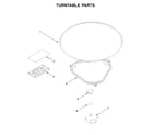 Whirlpool YWML55011HB3 turntable parts diagram